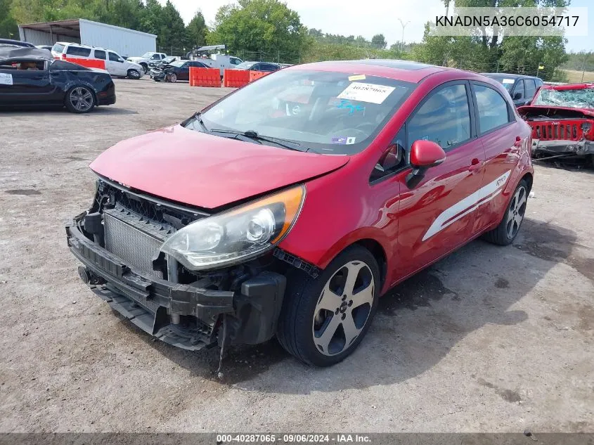 2012 Kia Rio5 Sx VIN: KNADN5A36C6054717 Lot: 40287065