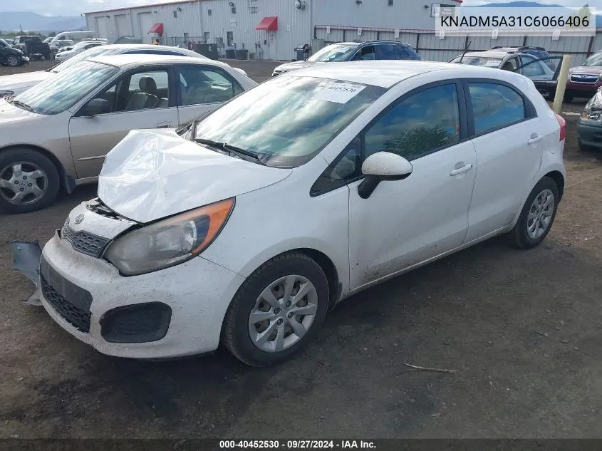 KNADM5A31C6066406 2012 Kia Rio5 Lx