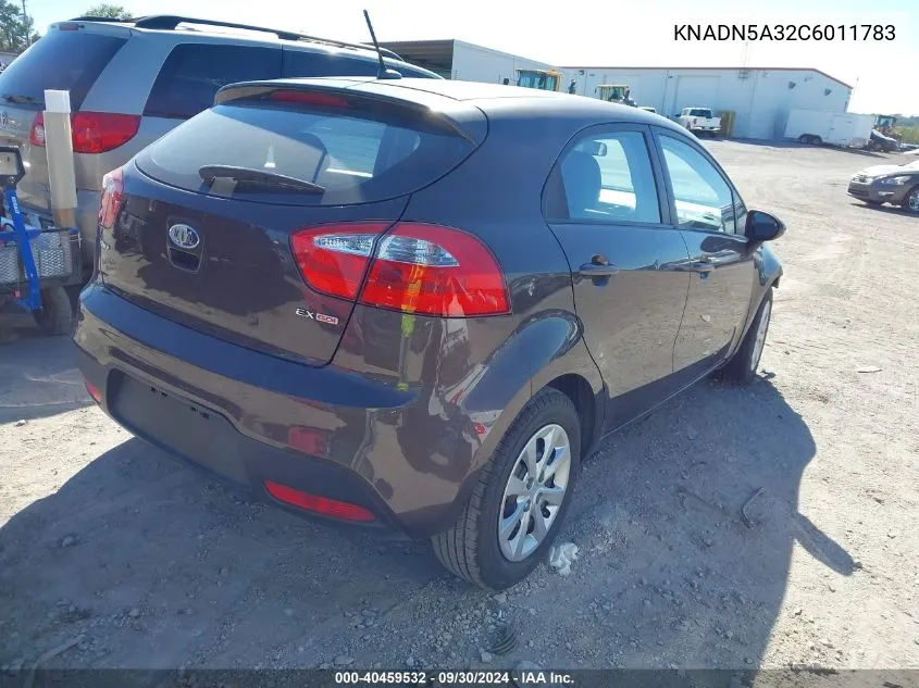 KNADN5A32C6011783 2012 Kia Rio5 Ex