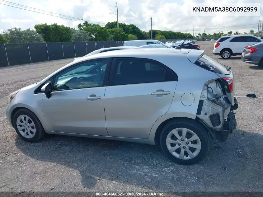 2012 Kia Rio5 Lx VIN: KNADM5A38C6092999 Lot: 40466052