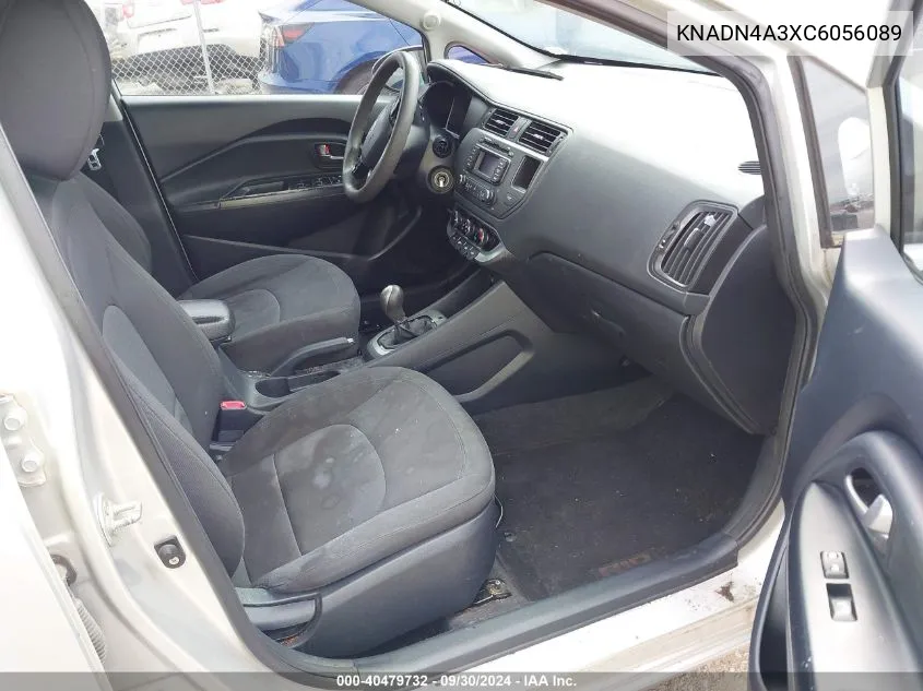 KNADN4A3XC6056089 2012 Kia Rio Ex