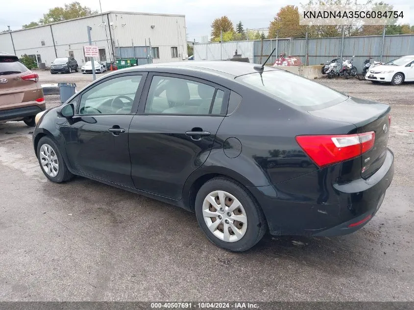 2012 Kia Rio Ex VIN: KNADN4A35C6084754 Lot: 40507691