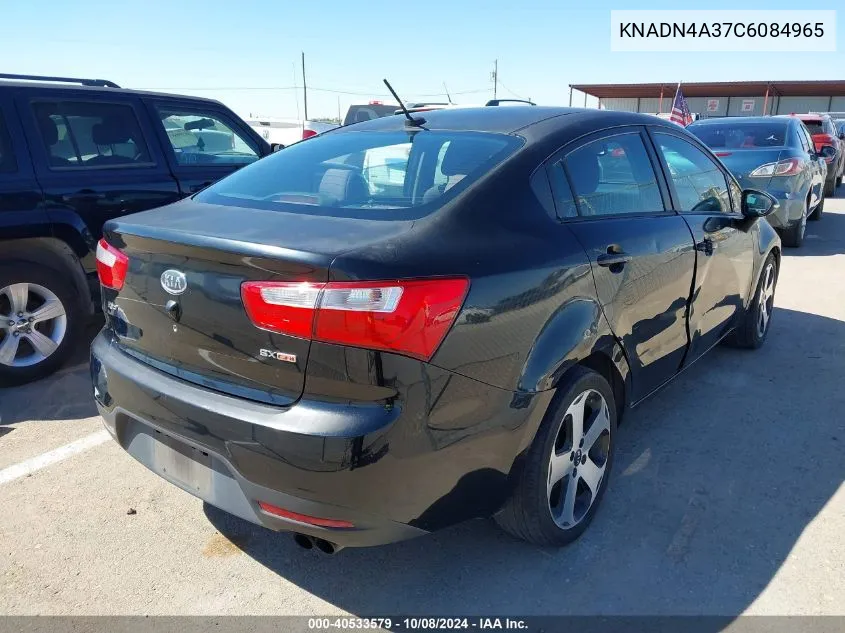 KNADN4A37C6084965 2012 Kia Rio Sx