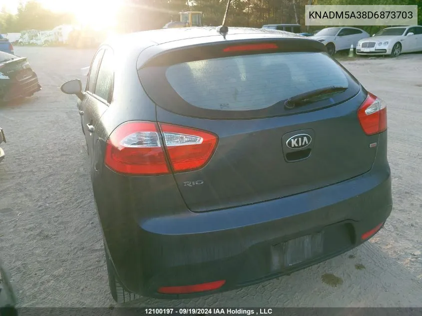 KNADM5A38D6873703 2013 Kia Rio