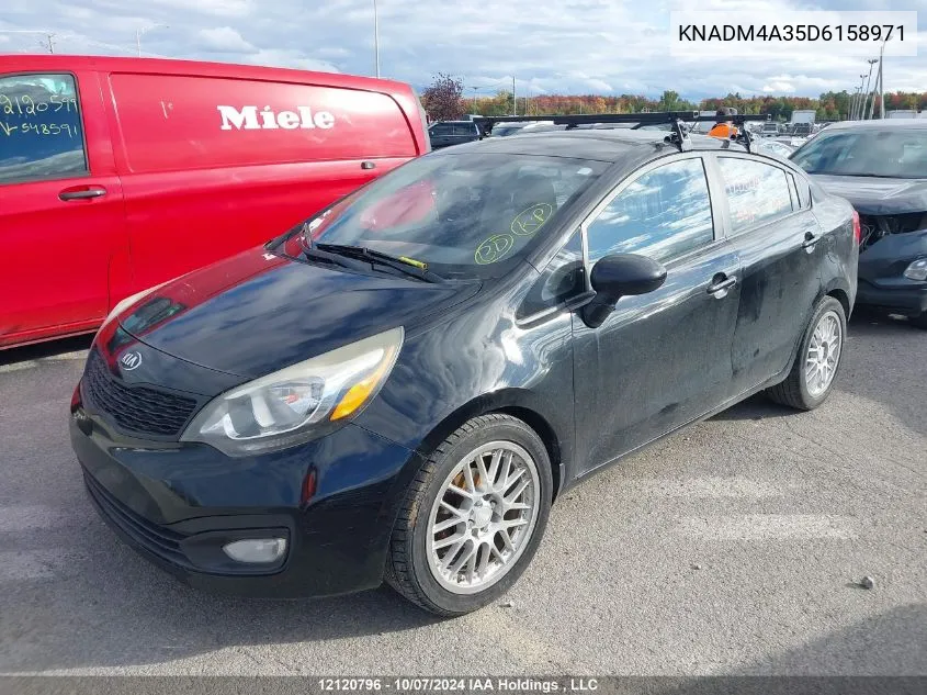 KNADM4A35D6158971 2013 Kia Rio