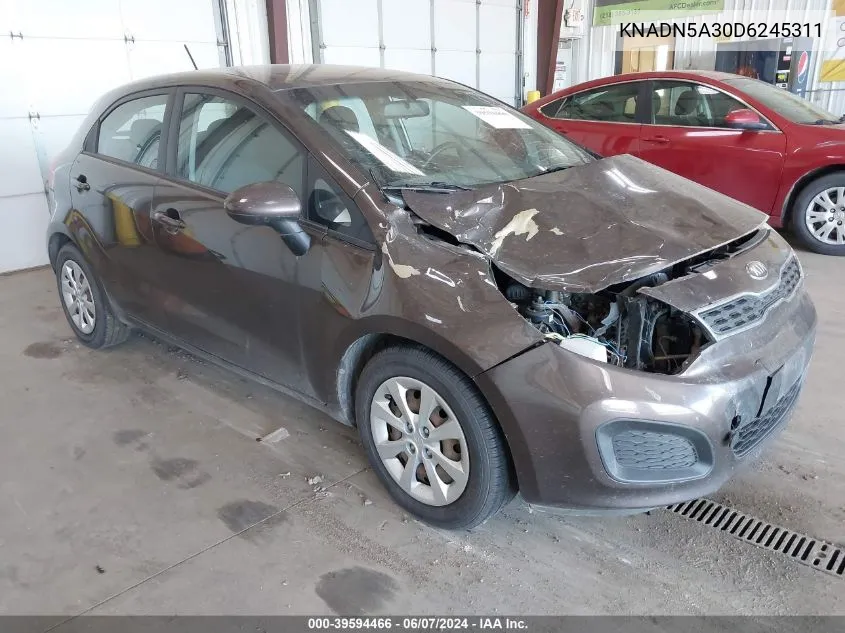 KNADN5A30D6245311 2013 Kia Rio Ex