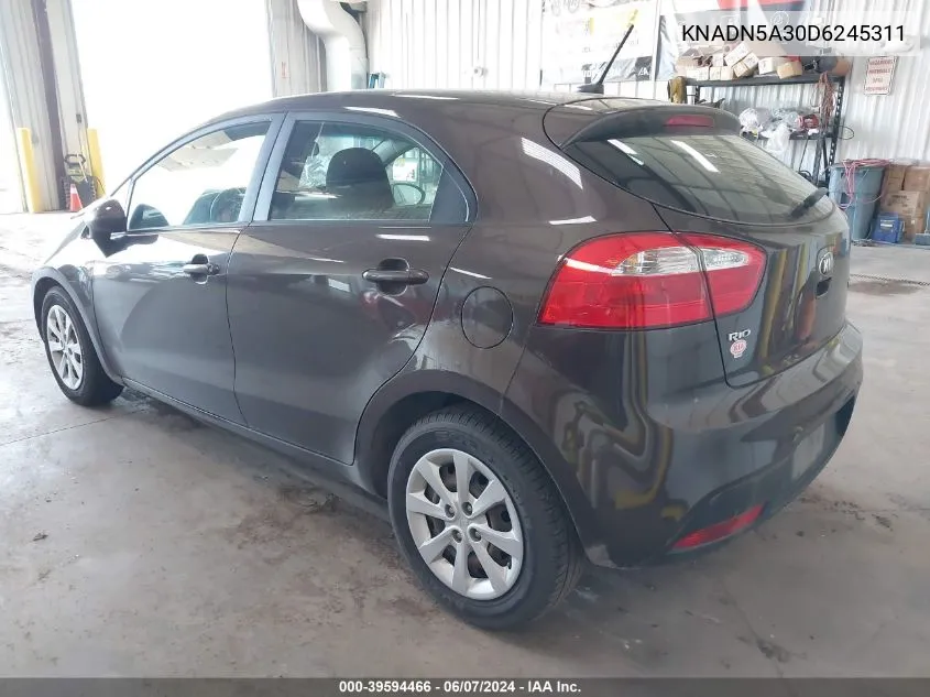 KNADN5A30D6245311 2013 Kia Rio Ex