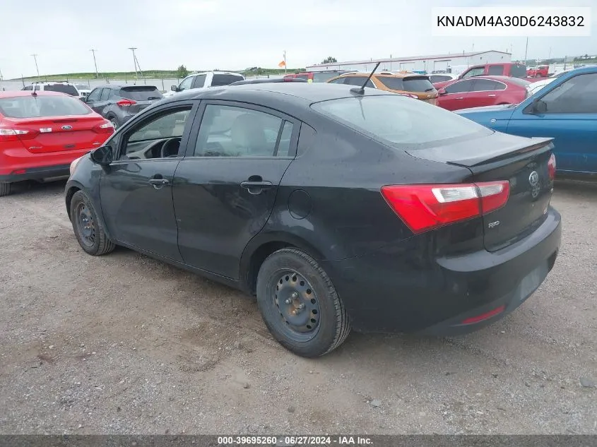 KNADM4A30D6243832 2013 Kia Rio Lx