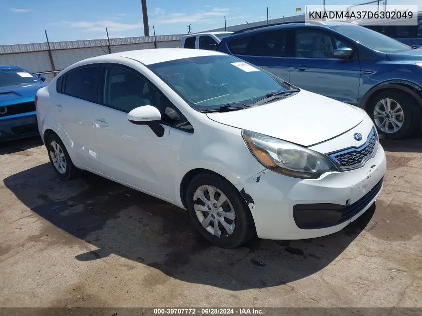 KNADM4A37D6302049 2013 Kia Rio Lx