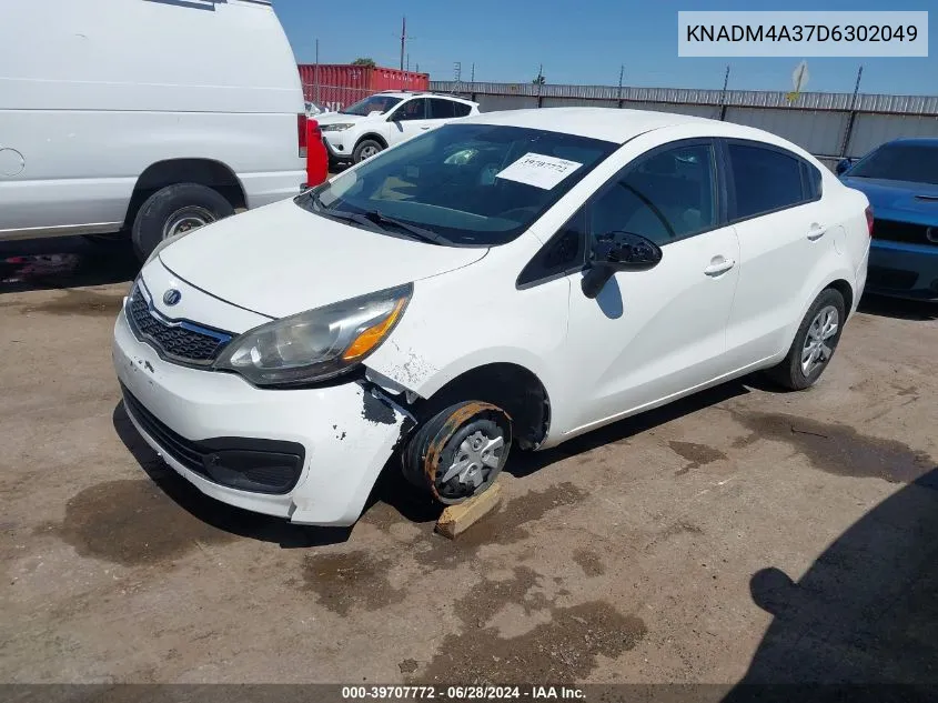 KNADM4A37D6302049 2013 Kia Rio Lx