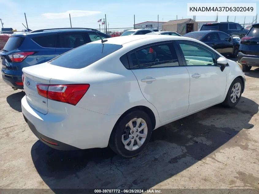 KNADM4A37D6302049 2013 Kia Rio Lx