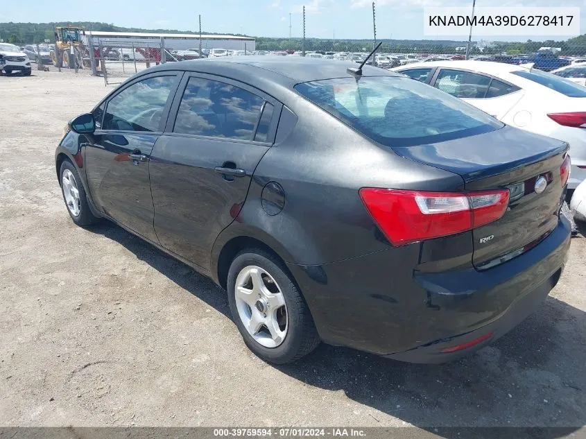 KNADM4A39D6278417 2013 Kia Rio Lx