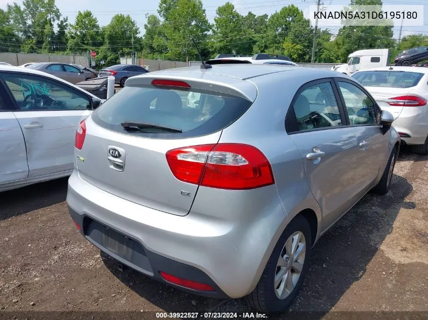 KNADN5A31D6195180 2013 Kia Rio Ex