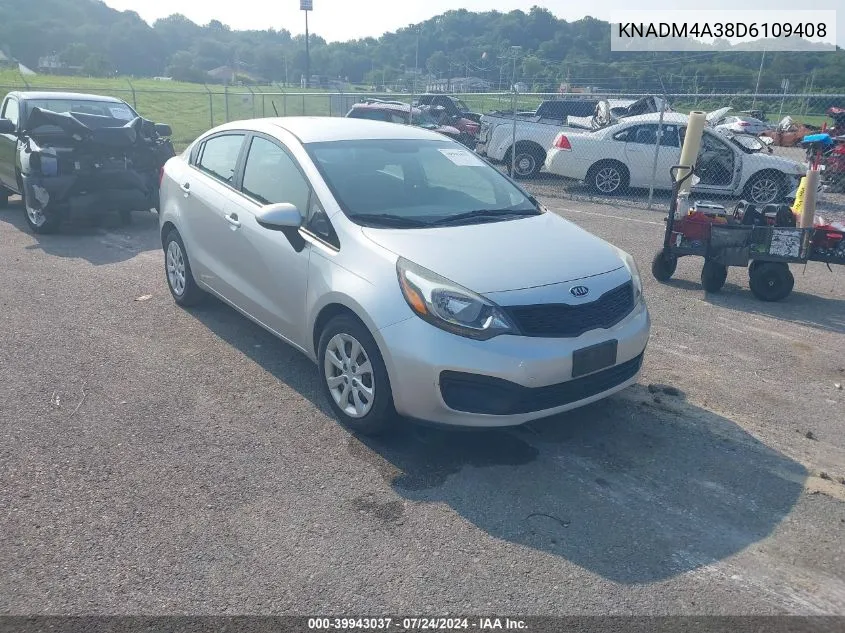 KNADM4A38D6109408 2013 Kia Rio Lx