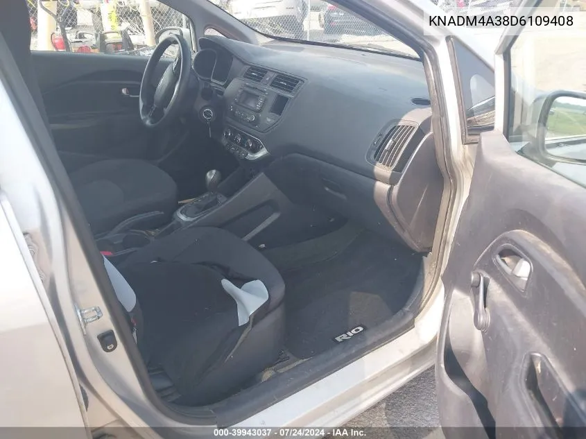 KNADM4A38D6109408 2013 Kia Rio Lx