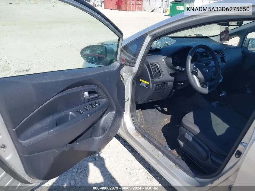 KNADM5A33D6275650 2013 Kia Rio Lx