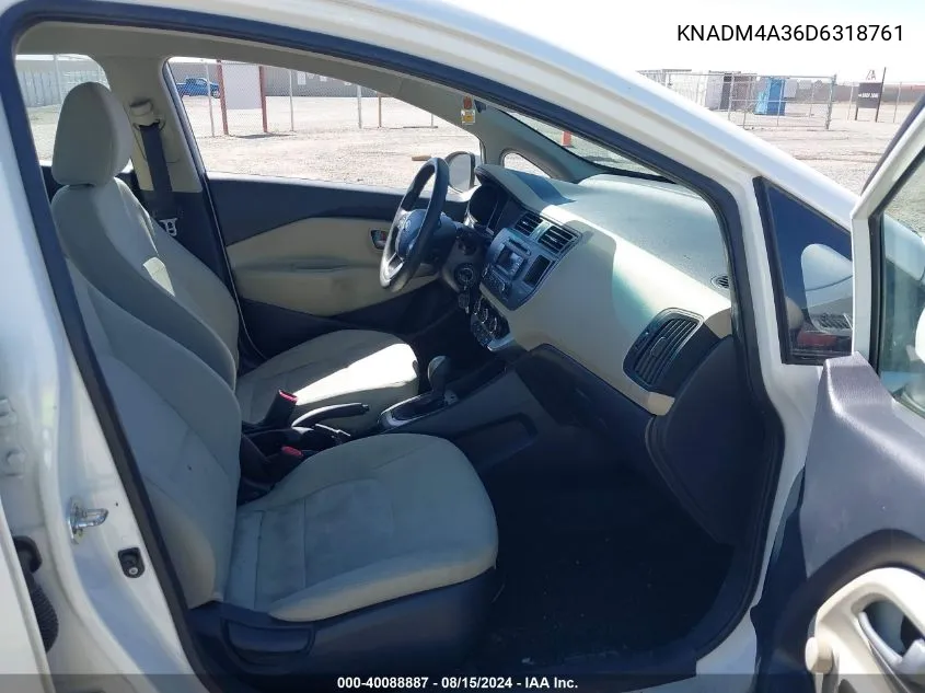 KNADM4A36D6318761 2013 Kia Rio Lx