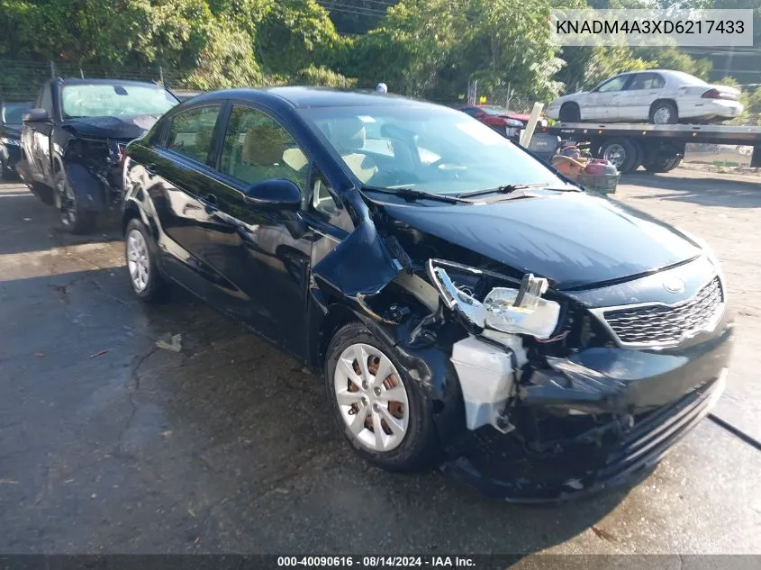 KNADM4A3XD6217433 2013 Kia Rio Lx