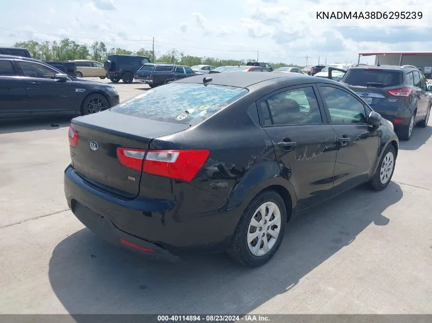 KNADM4A38D6295239 2013 Kia Rio Lx