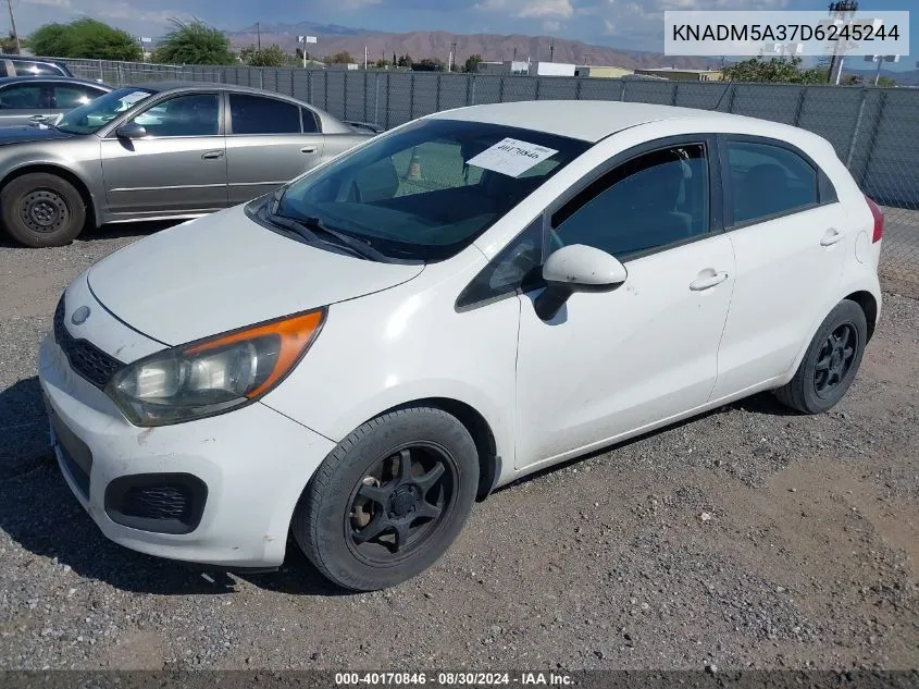 KNADM5A37D6245244 2013 Kia Rio Lx