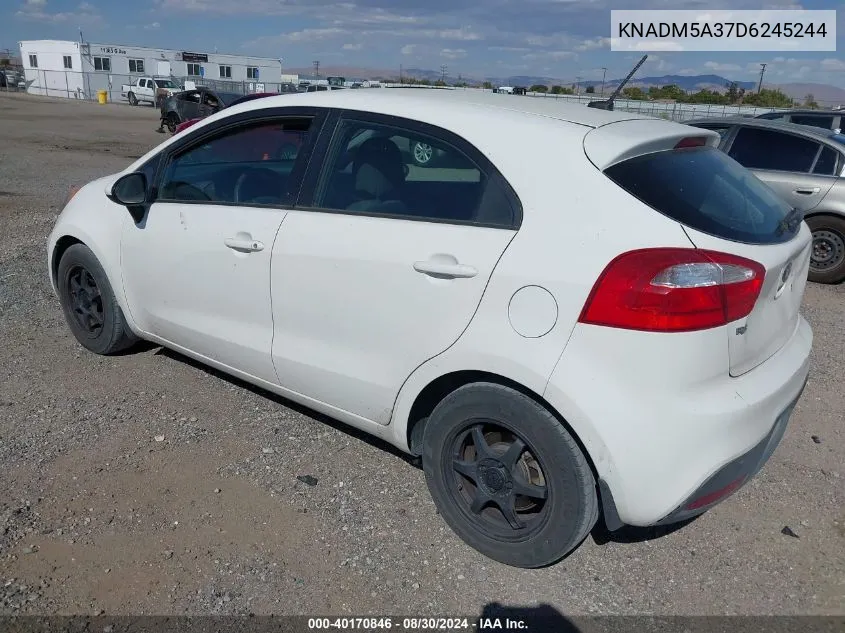 KNADM5A37D6245244 2013 Kia Rio Lx