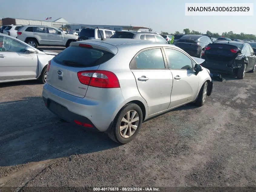 2013 Kia Rio Ex VIN: KNADN5A30D6233529 Lot: 40175878