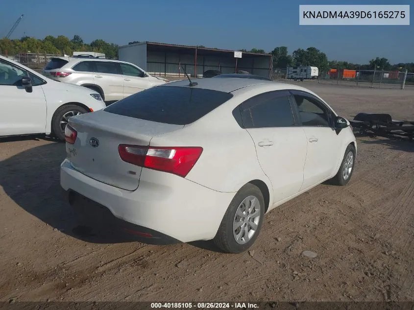 KNADM4A39D6165275 2013 Kia Rio Lx