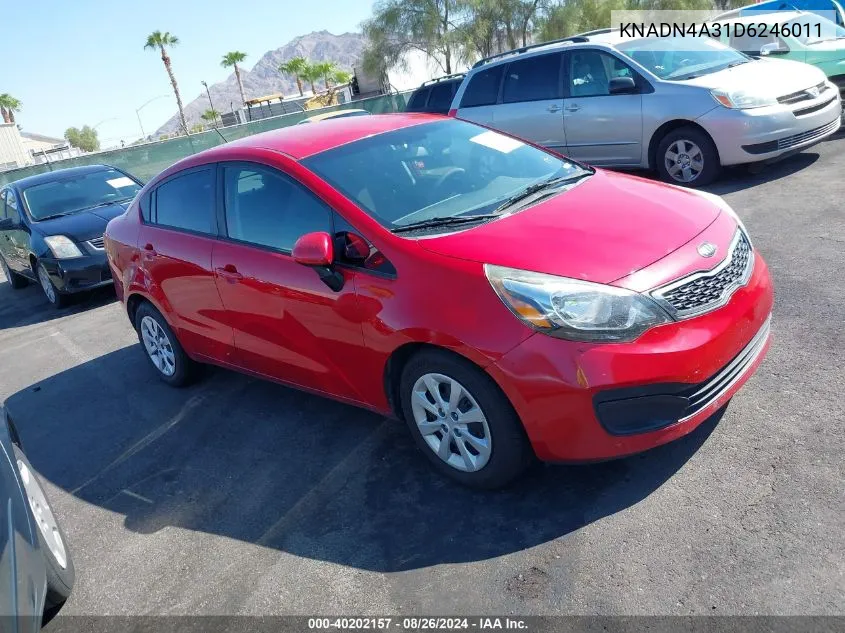 KNADN4A31D6246011 2013 Kia Rio Ex