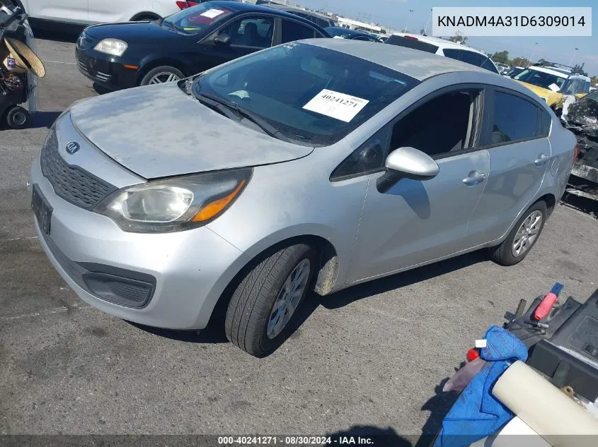 KNADM4A31D6309014 2013 Kia Rio Lx