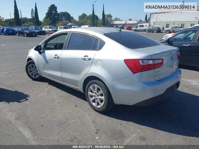 KNADM4A31D6309014 2013 Kia Rio Lx