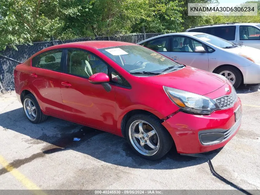 KNADM4A30D6306234 2013 Kia Rio Lx