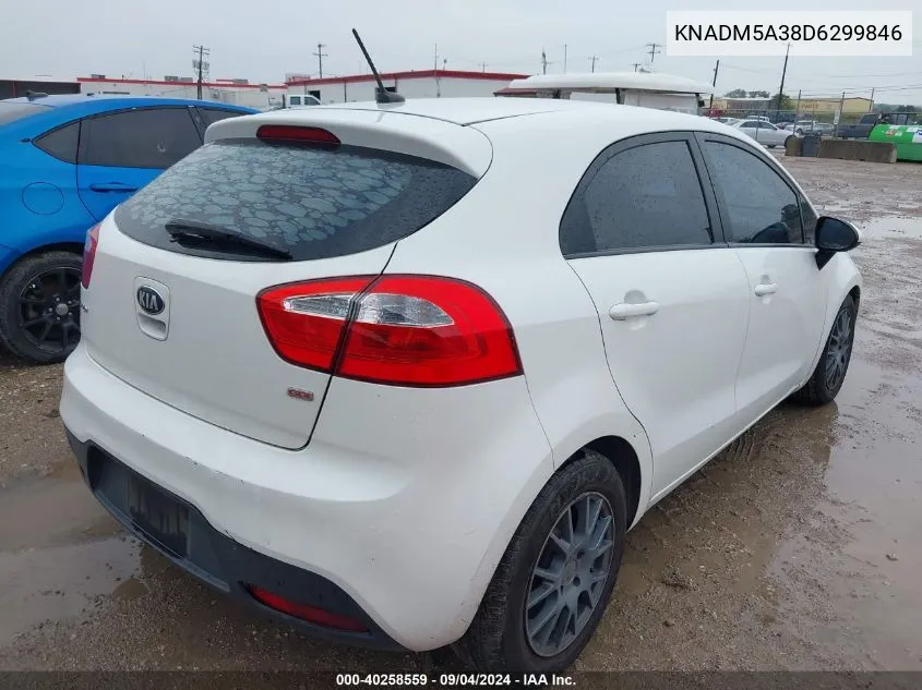 KNADM5A38D6299846 2013 Kia Rio Lx