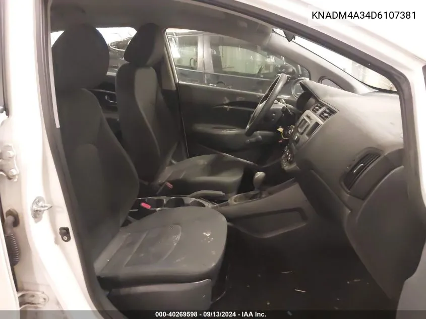 KNADM4A34D6107381 2013 Kia Rio Lx