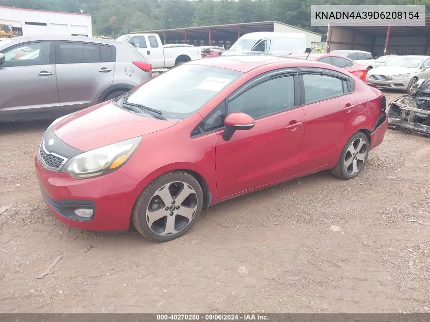 KNADN4A39D6208154 2013 Kia Rio Sx