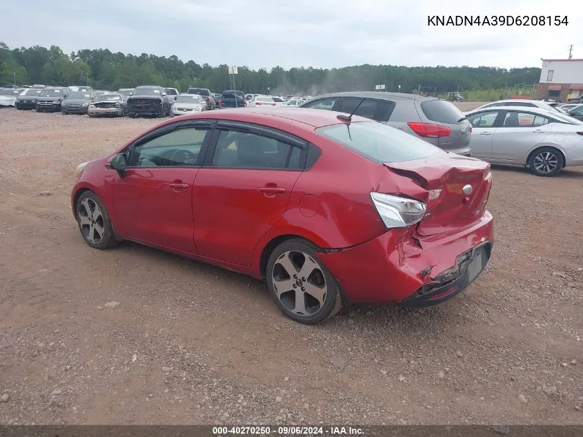 KNADN4A39D6208154 2013 Kia Rio Sx