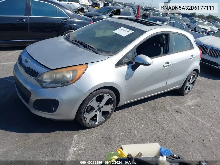 KNADN5A32D6177111 2013 Kia Rio Sx