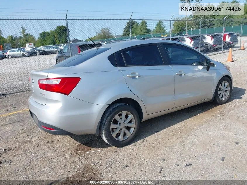 KNADN4A39D6174426 2013 Kia Rio Ex/Sx