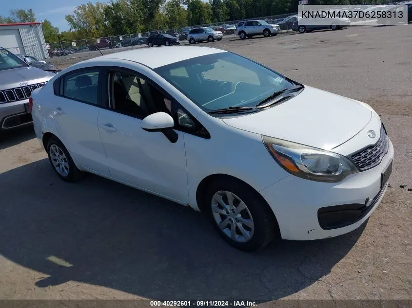 KNADM4A37D6258313 2013 Kia Rio Lx