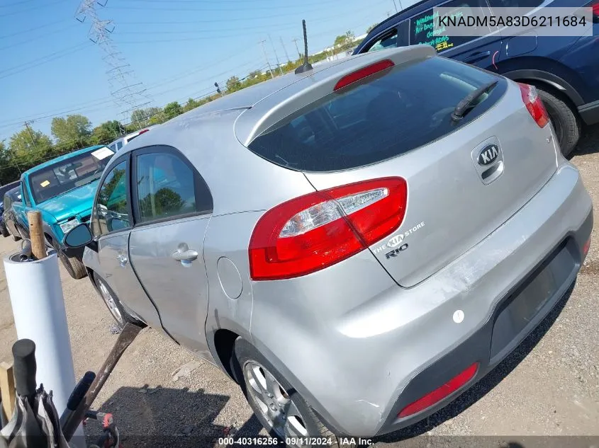 KNADM5A83D6211684 2013 Kia Rio