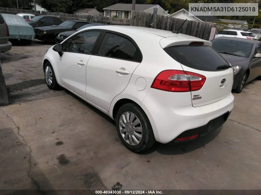 KNADM5A31D6125018 2013 Kia Rio Lx