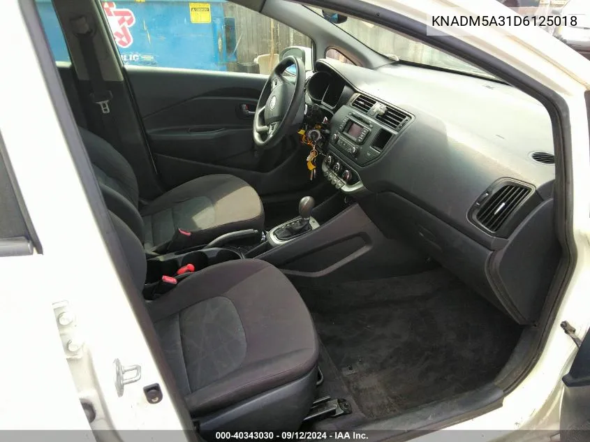 KNADM5A31D6125018 2013 Kia Rio Lx