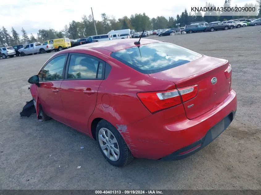 KNADM4A35D6209000 2013 Kia Rio Lx