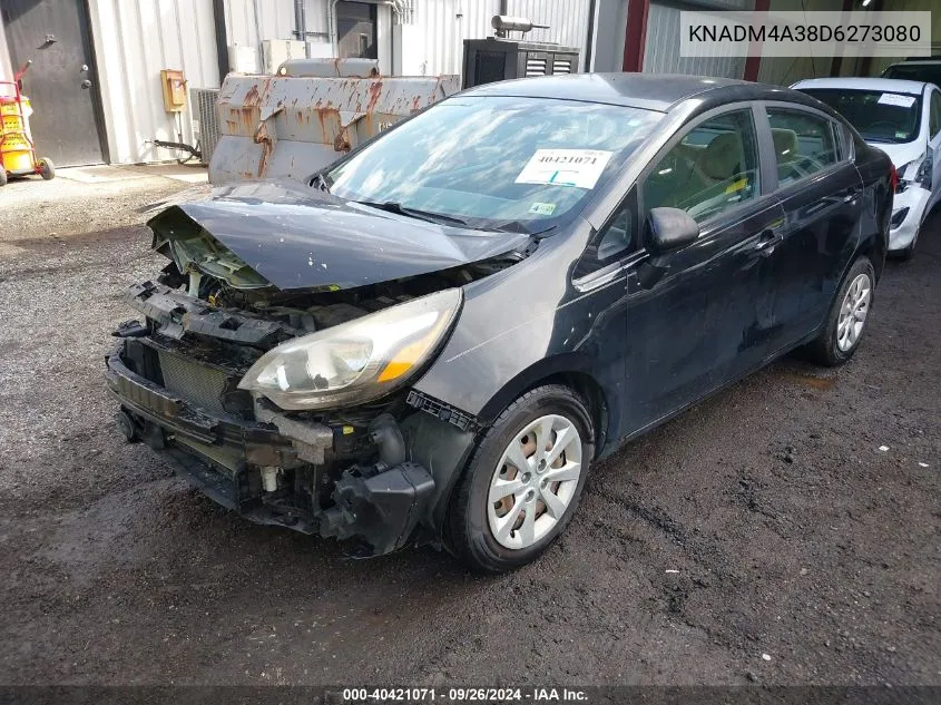 KNADM4A38D6273080 2013 Kia Rio Lx