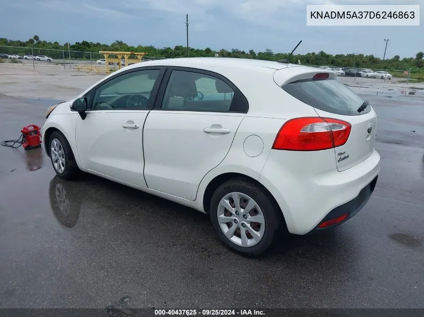 KNADM5A37D6246863 2013 Kia Rio Lx