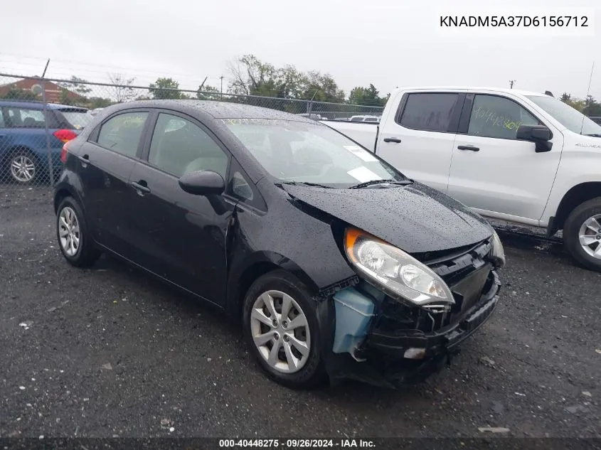 2013 Kia Rio Lx VIN: KNADM5A37D6156712 Lot: 40448275