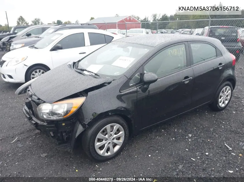 2013 Kia Rio Lx VIN: KNADM5A37D6156712 Lot: 40448275