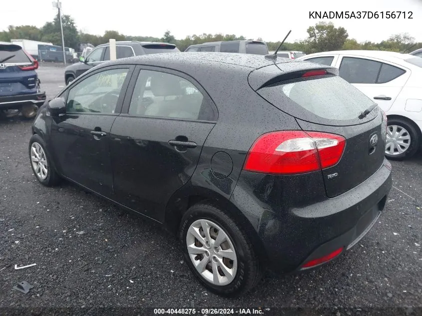 2013 Kia Rio Lx VIN: KNADM5A37D6156712 Lot: 40448275