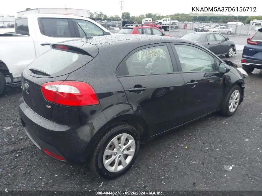 KNADM5A37D6156712 2013 Kia Rio Lx