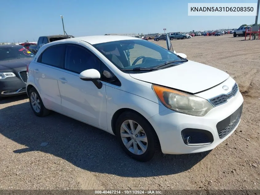 2013 Kia Rio Ex VIN: KNADN5A31D6208350 Lot: 40467214