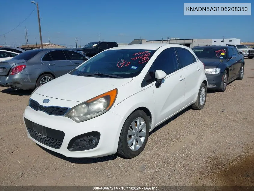 2013 Kia Rio Ex VIN: KNADN5A31D6208350 Lot: 40467214